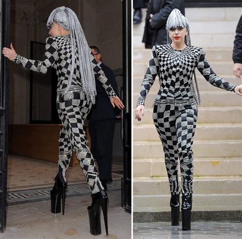 lady gaga vintage versace ispirato a picasso|lady gaga wardrobe looks.